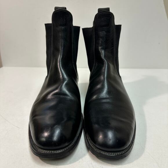 VERY GOOD VTG Tricker's x Miller's New York Chelsea Boot Black Calf Men's US 8.5 - Picture 2 of 11